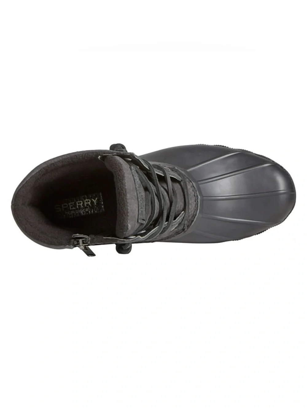 Sperry Top-Sider Sweetwater Duck Boots Womens Size 8 Black Rubber Waterproof